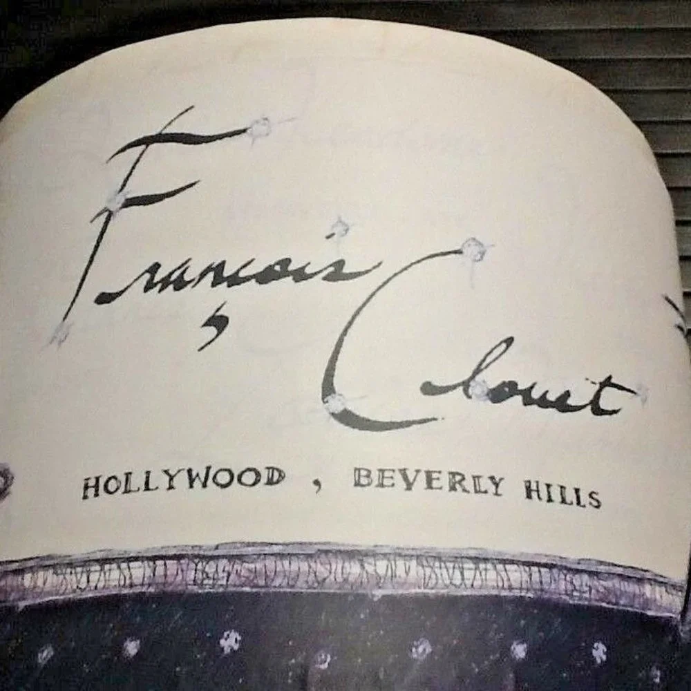 new Francois Clouet Hollywood Beverly Hills Cylindrical STORAGE BOX with Lid